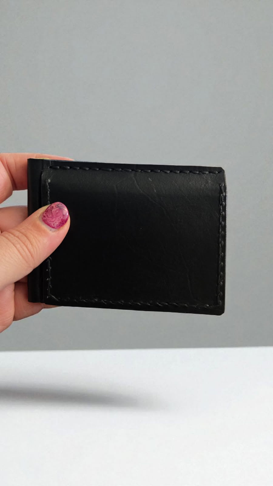 Trifold Minimalist With Spring Money Clip